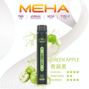 Meha Xbar 小黑條 7000 Puffs 拋棄式電子煙